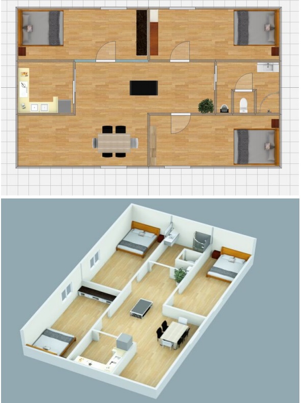 Container House Inner Design