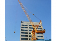 High efficiency luffing jib tower cranes