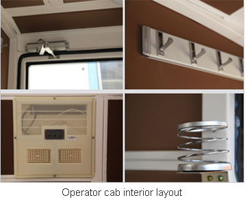 Operator Cab Interior Layout of Hammerhead Tower Crane