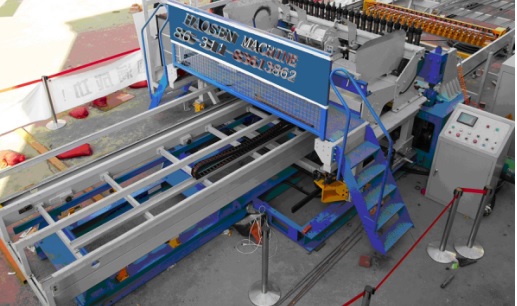 steel bar welded mesh machine