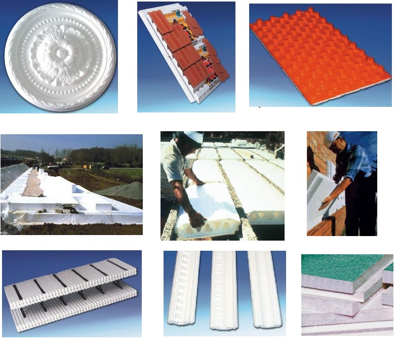EPS products used in Construction Field