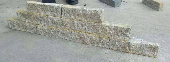 concrete retaining wall block