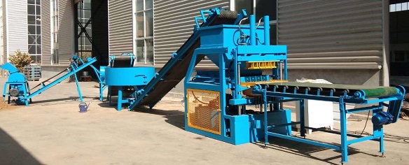 automatic hollow core concrete block machine