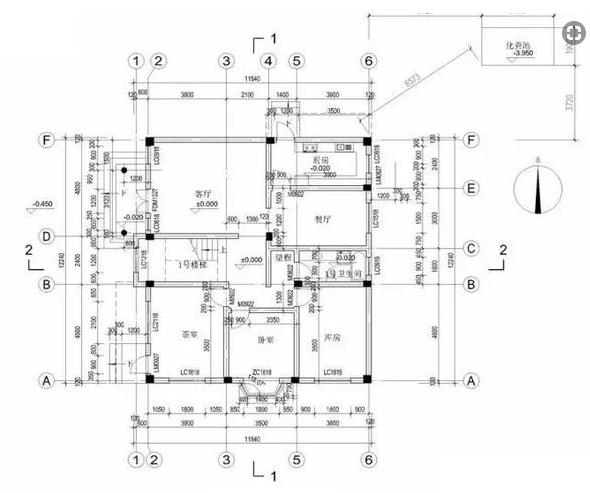 ICF block house drawing