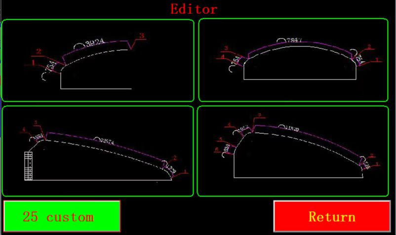  Interface of the build greenhouse machine show